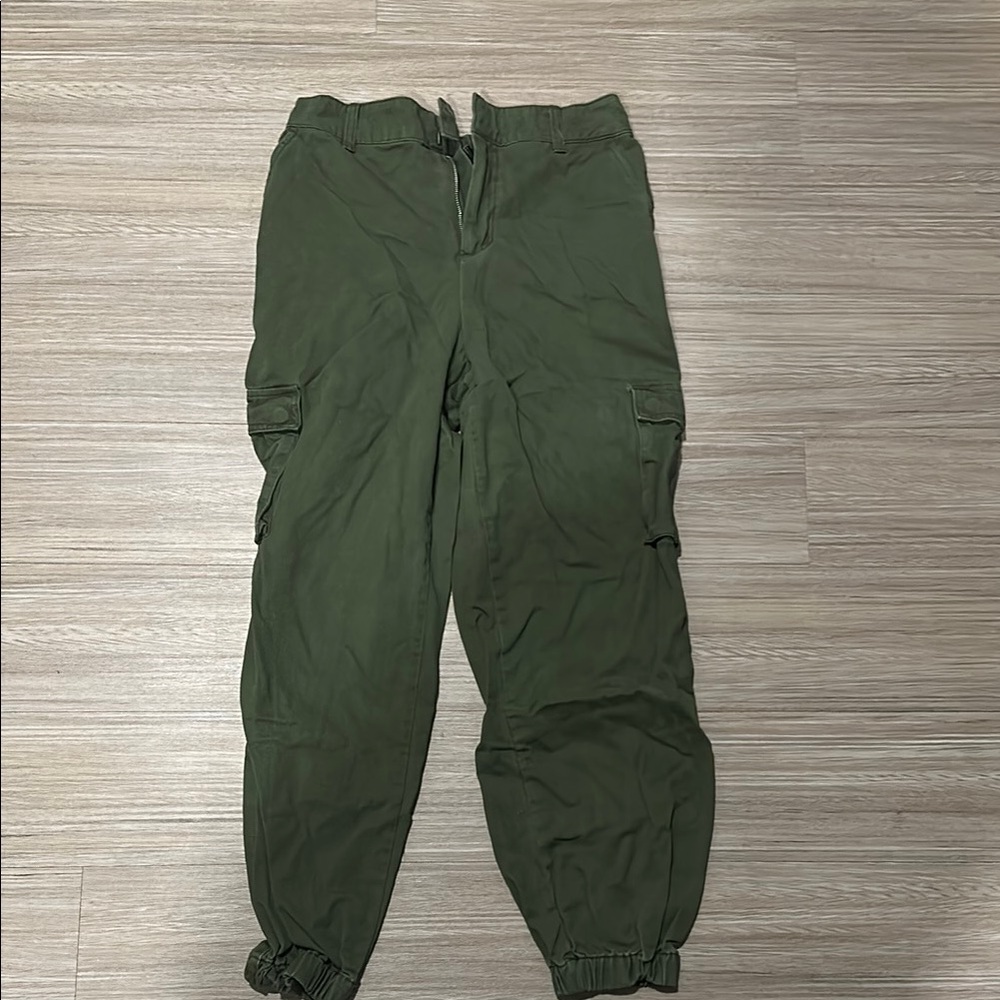 Women's Green Cargo Pants